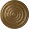 Ekena Millwork Carton Ceiling Medallion (For Canopies up to 2 5/8"), Hand-Painted Pale Gold, 12 5/8"OD x 1"P CM13CAPAS - alternate 1